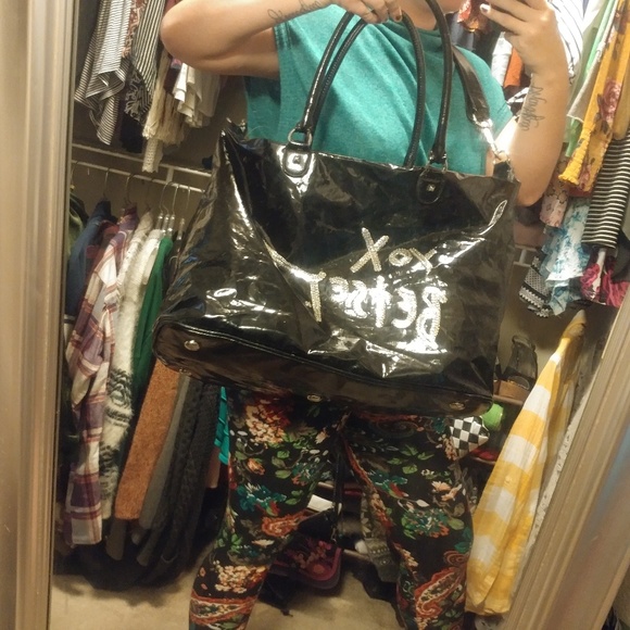 Betsey Johnson Bags Betsey Johnson Oversized Faux Leather Vegan